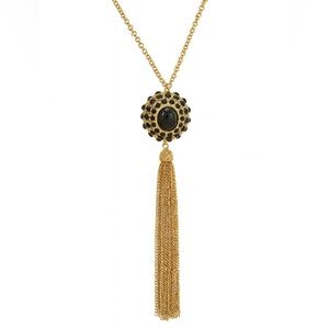 Midnight Glamour Tassel Jewelry Set